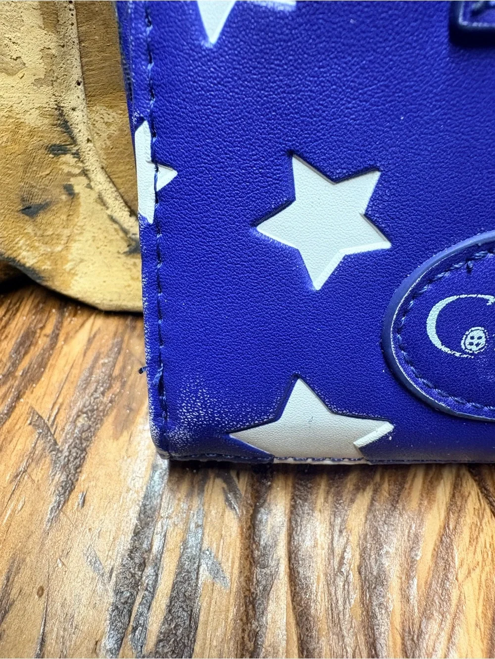 Caroline Doll StarsCartoon Character Zip Trifold Wallet Yellow Accent 4.5”X3.25”